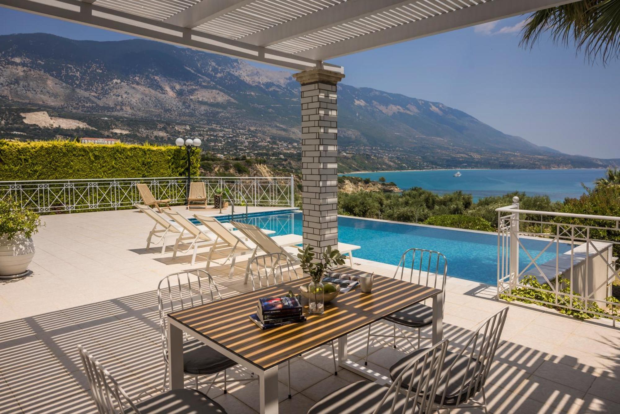 Sea View Villa Kefaloniaprivatevillas Karavados Luaran gambar