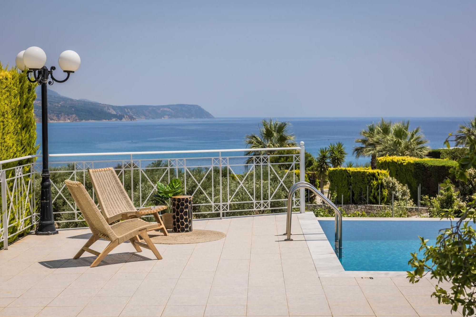 Sea View Villa Kefaloniaprivatevillas Karavados Luaran gambar
